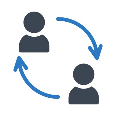 vektör kabartma renk simgesini transfer et