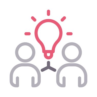 yaratıcı vektör renk çizgisi simgesi