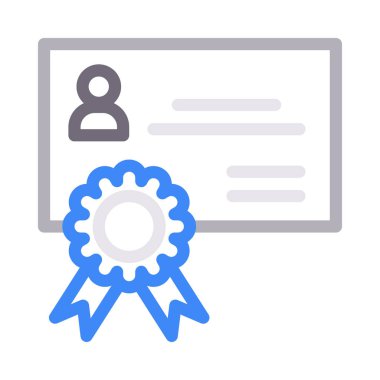 derece vektör renk çizgisi simgesi