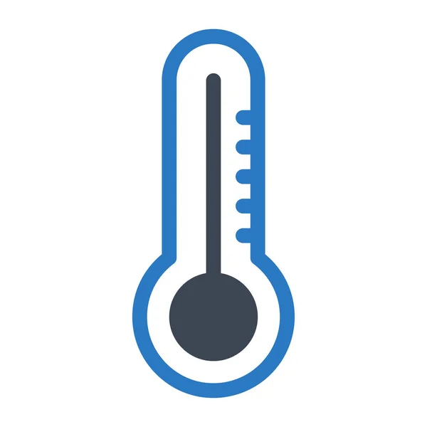 Іконка Кольору Температури Векторного Гліфу — стоковий вектор