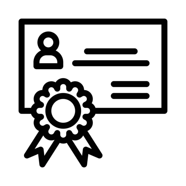 Grado Vector Delgada Línea Icono — Archivo Imágenes Vectoriales