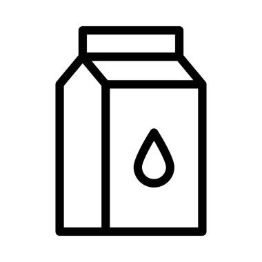 vektör ince çizgi simgesini paketle 