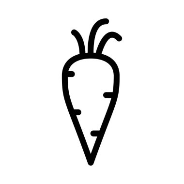 sebze vektörü ince çizgi simgesi 