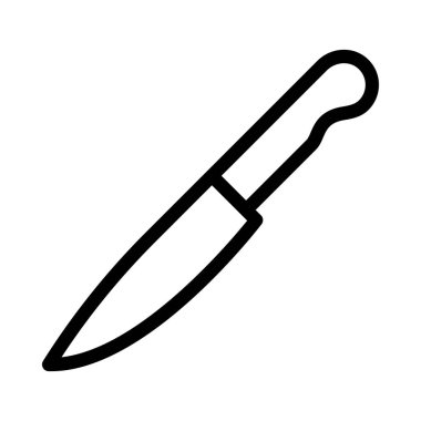 vektör ince çizgi simgesini kes 