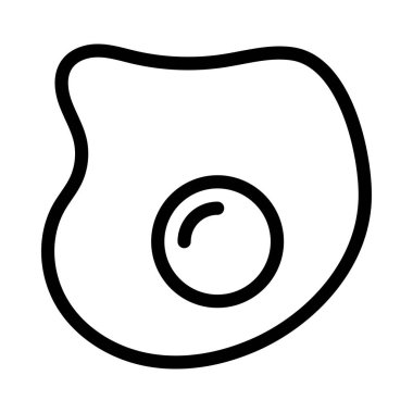 Sarı vektör ince çizgi simgesi 