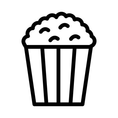 abur cubur vektörü ince çizgi simgesi 