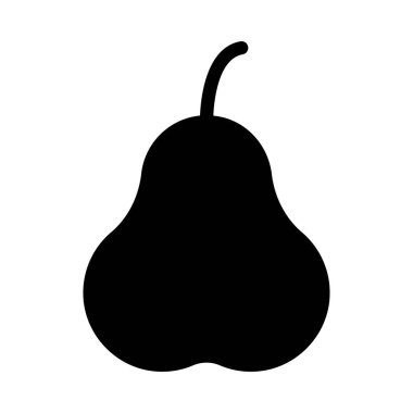 meyve vektörü düz simgesi 