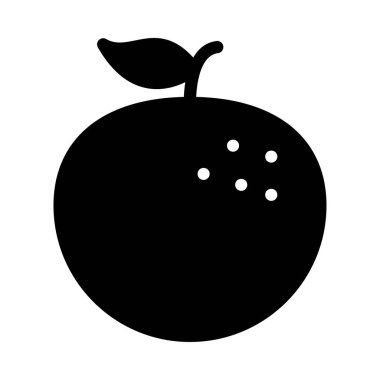 meyve vektörü düz simgesi 