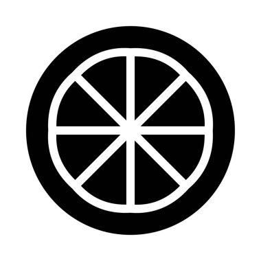 Turunçgil vektör düz simgesi 