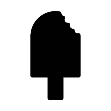 dondurma vektör düz simge 