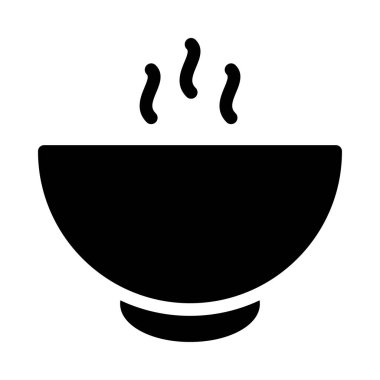 çorba vektör düz simge 