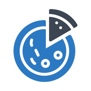 fast food vektör renk simgesi 