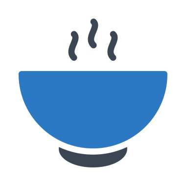 çorba vektörü renk simgesi 