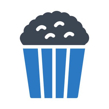 Atıştırmalık vektör renk simgesi 