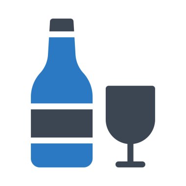 alkol vektörü renk simgesi