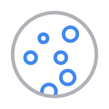 çerez vektörü düz renk simgesi 