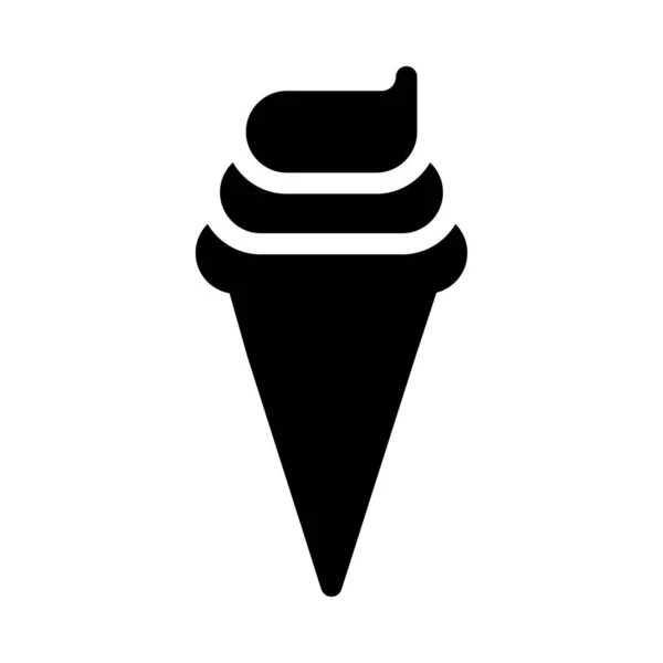冰淇淋矢量象形扁平图标 — 图库矢量图片