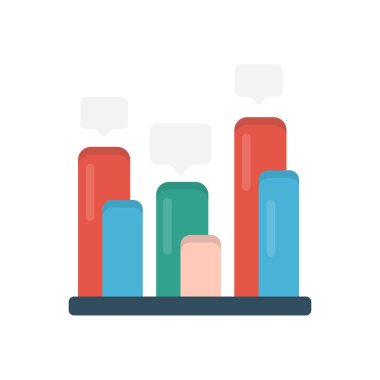 grafik vektörü düz renk simgesi 