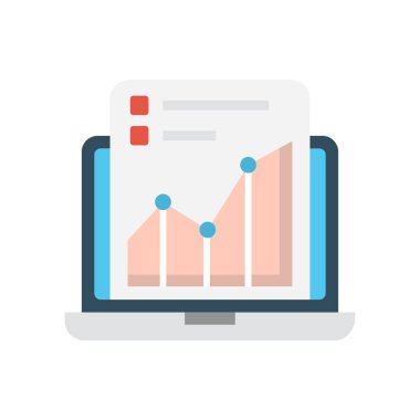 sayfa vektörü düz renk simgesi 