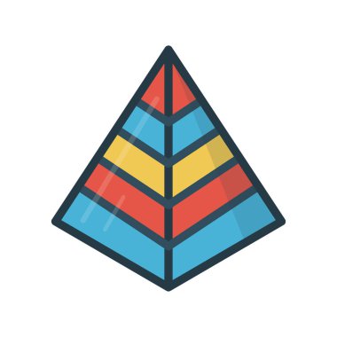 grafik vektörü düz renk simgesi 