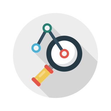 grafik vektörü düz renk simgesi 