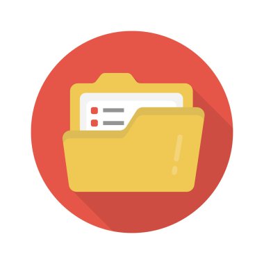 Dizin vektörü düz renk simgesi 