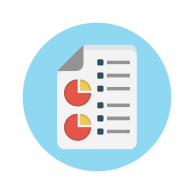 sayfa vektör renk düz simgesi 