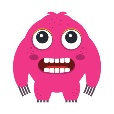 uzaylı vektör rengi düz simge 