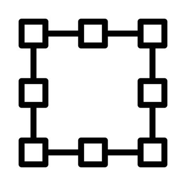 resim tahtası vektörü ince çizgi simgesi  