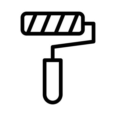 boyama vektörü ince çizgi simgesi 