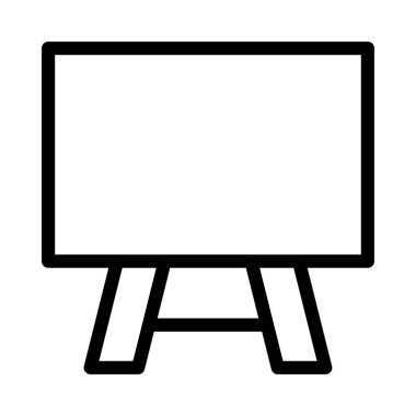 sunum vektörü ince çizgi simgesi 