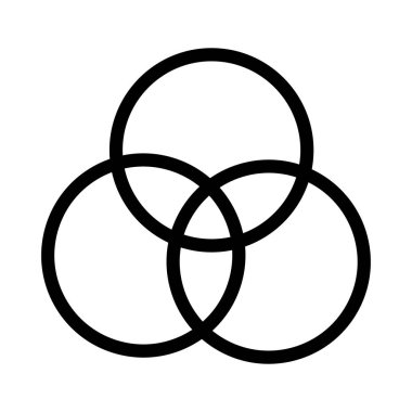 renk vektörü ince çizgi simgesi 