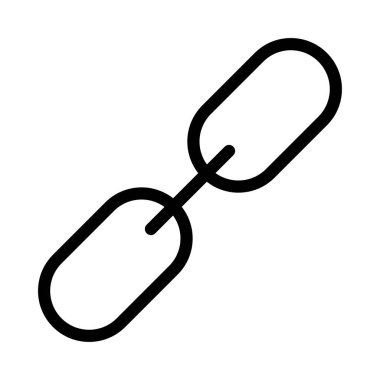 Adres vektörü ince çizgi simgesi  