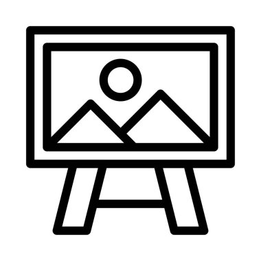 fotoğraf vektörü ince çizgi simgesi 