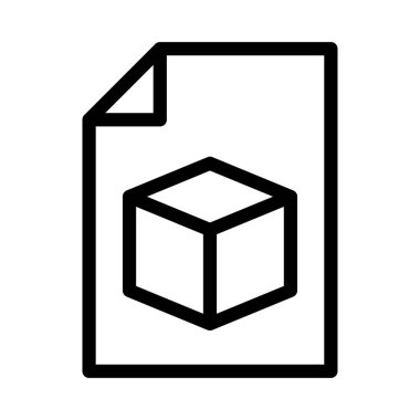 şekil vektörü ince çizgi simgesi 