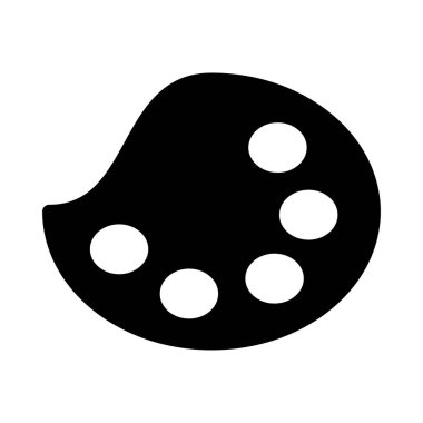 palet vektör düz simge