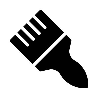 renk fırçası vektör düz simge 