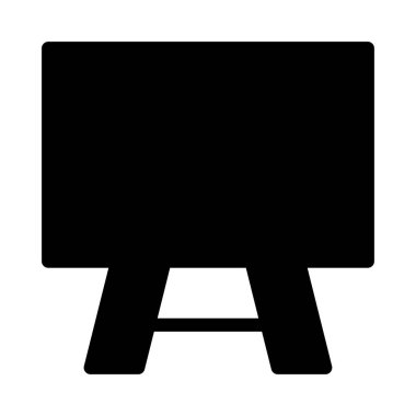 sunum vektörü düz simgesi