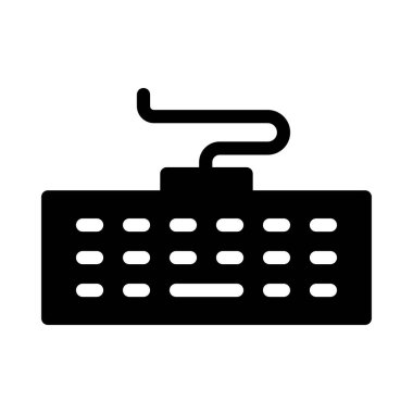 klavye vektör düz simge