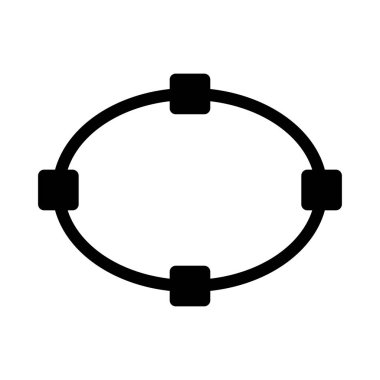 şekil vektör düz simgesi