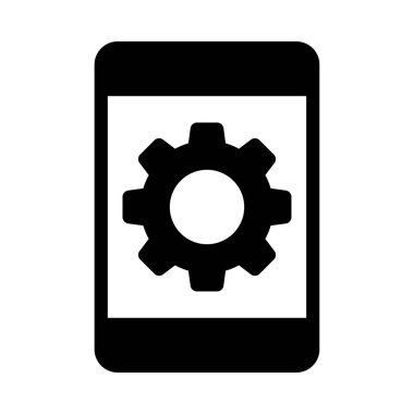 vektör glifini düz simge olarak ayarla