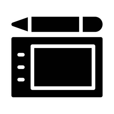 kalem vektörü düz simgesi