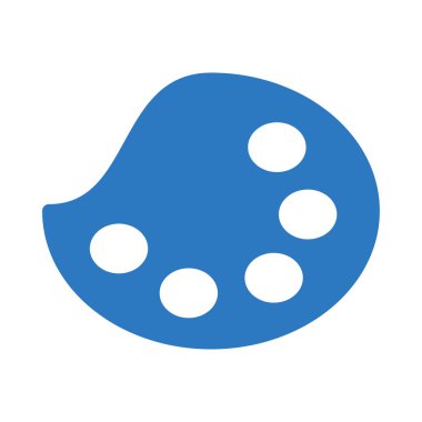 palet vektör renk simgesi 