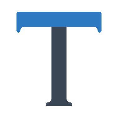 yazı tipi vektörü renk simgesi 