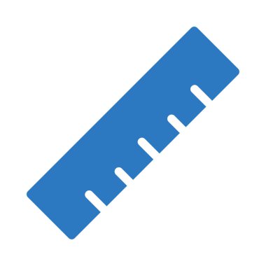 Vektör kabartma renk simgesini ölç 