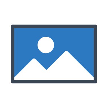 fotoğraf vektörü renk simgesi 