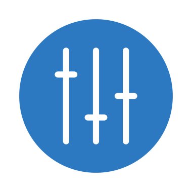 Karıştırıcı vektör renk simgesi 