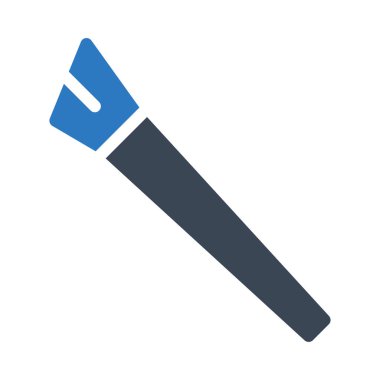 sanat fırçası vektörü kabartma renk simgesi 