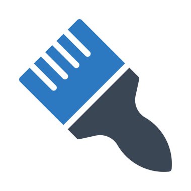 renk fırçası vektör renk simgesi 