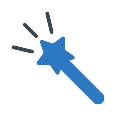 sihirbaz vektör renk simgesi 